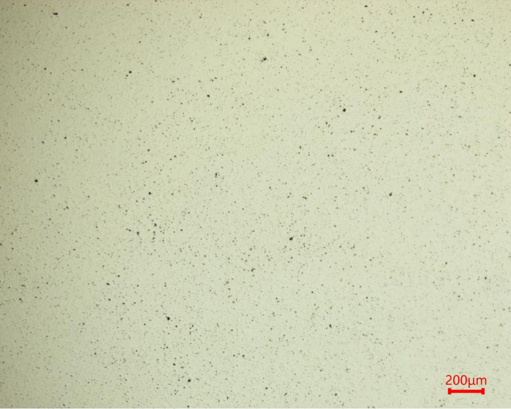Mo-W Alloy Microstructure 200um